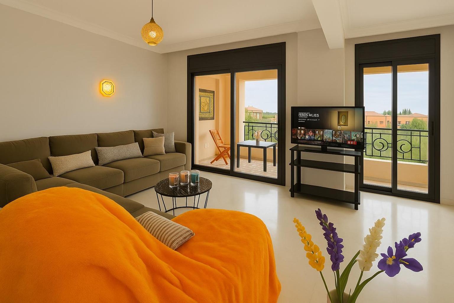 Sunny 2bdr With Panoramic View - Next To Pestana Cr7 & M Avenue - Hivernage Garden *